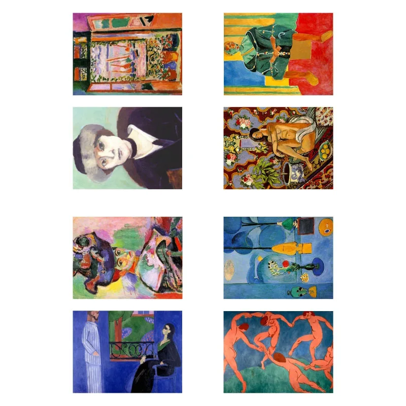 

1 PCS Henri Matisse Famous Painting DIY Uncut Bullet Journal Sticker Post It Art Decor Scrapbooking Diary Prints Stickers