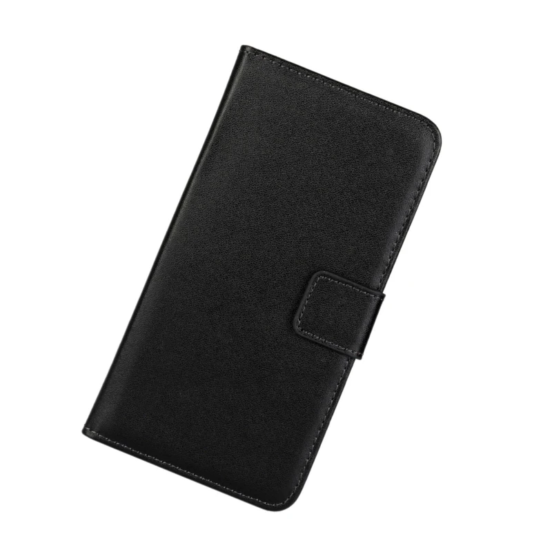 Чехол для sony Xperia Z2 кожаный чехол Слот для карты Wallet Case Coque для sony Z2 чехол для телефона Обложка flip Стенд - Цвет: Черный
