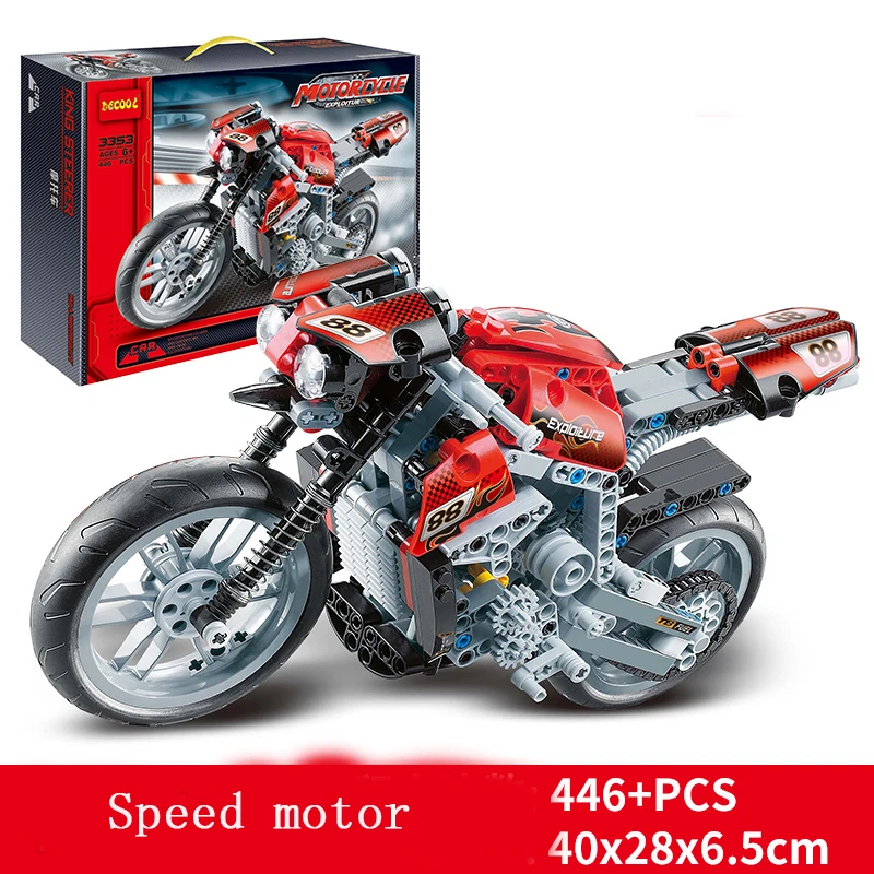 Legoed Technic Harley motorcycle Speed motor scrambing R1200 Model Building Blocks Bricks Toys Compatible with lepin Christmas Legoed Technic Harley motorcycle Speed motor scrambing R1200 Model Building Blocks Bricks Toys Compatible with lepin Christmas