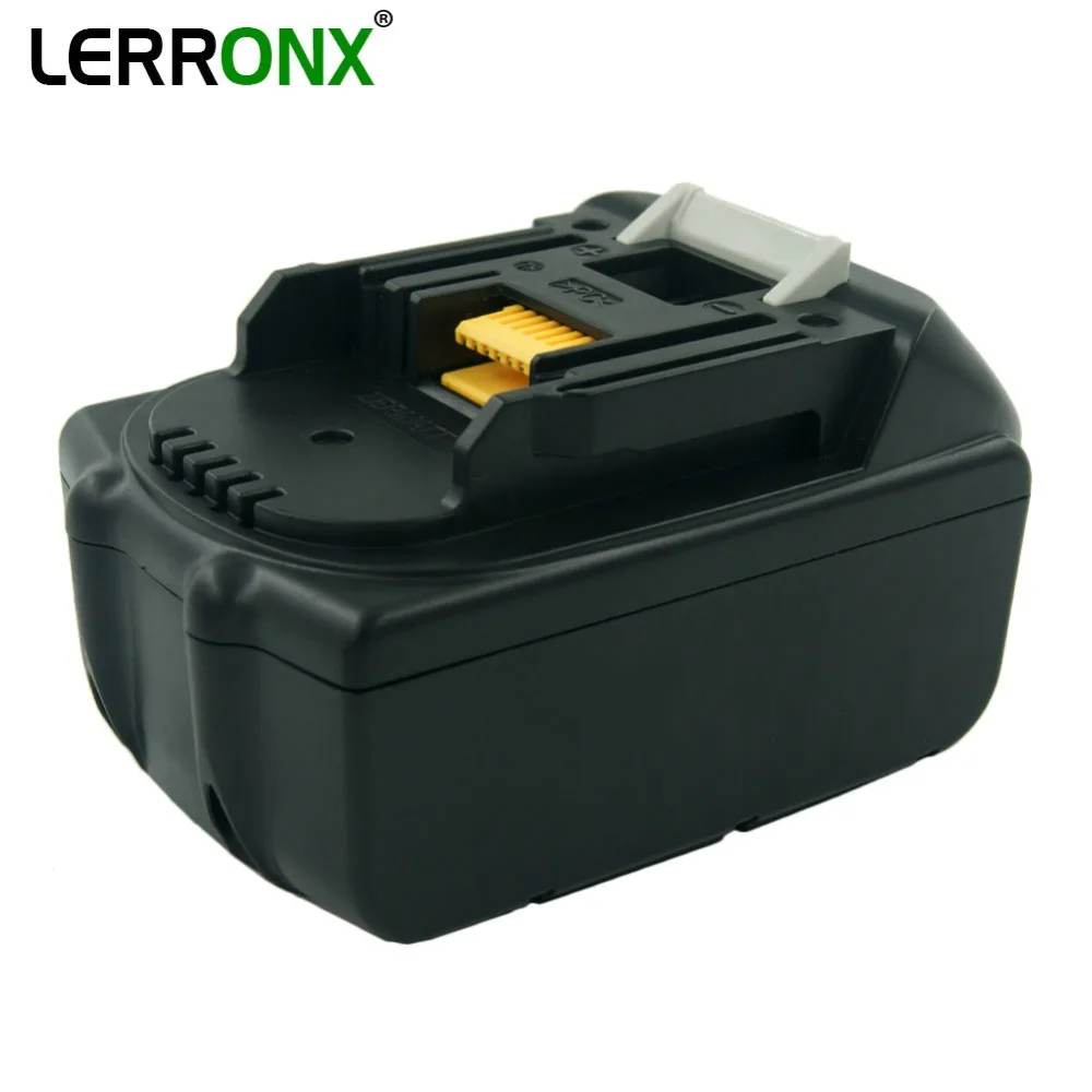 LERRONX Высокая емкость 4.0Ah 18В литиевая аккумуляторная батарея для Makita