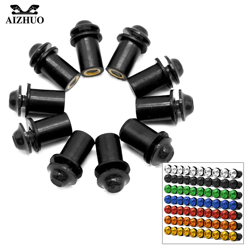 5mm Motorcycle Windshiled Bolts Screws Windscreen Spike Bolts Nut For HONDA CBR929RR 600RR CBR954RR CB1000R KTM BMW YAMAHA MT07