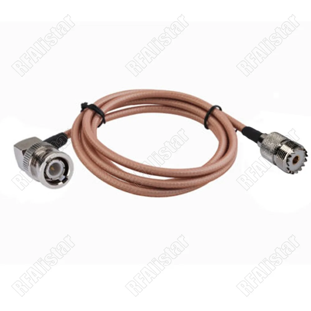 UHF Female to BNC Male RA