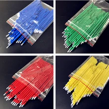 400 шт Стоматологическая лаборатория длинные одноразовые микроаппликаторы щетки для зубов щетка гибкая головка