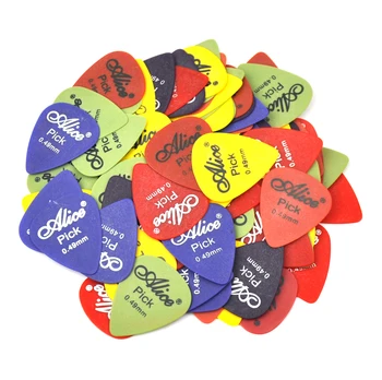

50pcs Thin 0.49mm Alice Delrin Guitar Picks Plectrums For Acoustic Guitar