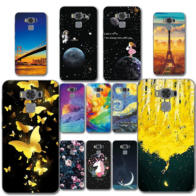 

Soft TPU Phone Case For ASUS Zenfone 3 Max ZC553KL Cover Colorful Painted Novelty Shell Para For Zenfone 3Max ZC 553KL Fundas