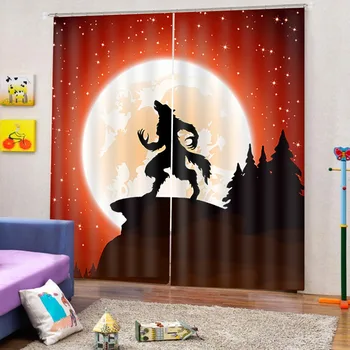 

Custom Any size 3D Curtains animal Window Curtains For Living Room Bedroom Kid room Home Curtains 2019