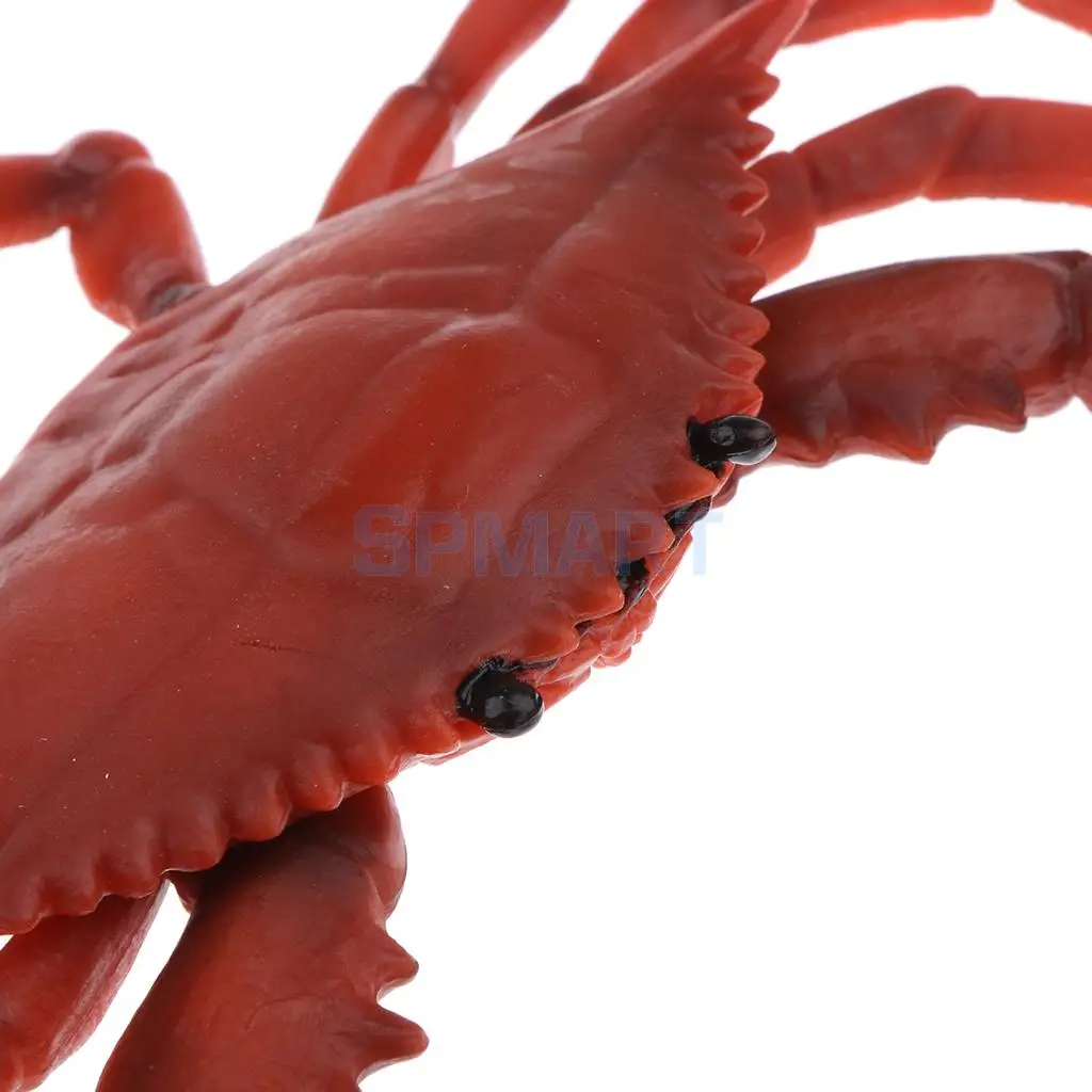 Animals Figure Toys Farm/Jungle/Sea Red Crab Animals Model Aquarium Toys Realistic Wild Pastic Figurine Kid Animal Toy