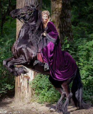 Horse-Riding-Habits-Velvet-Gown-VictorainChoice