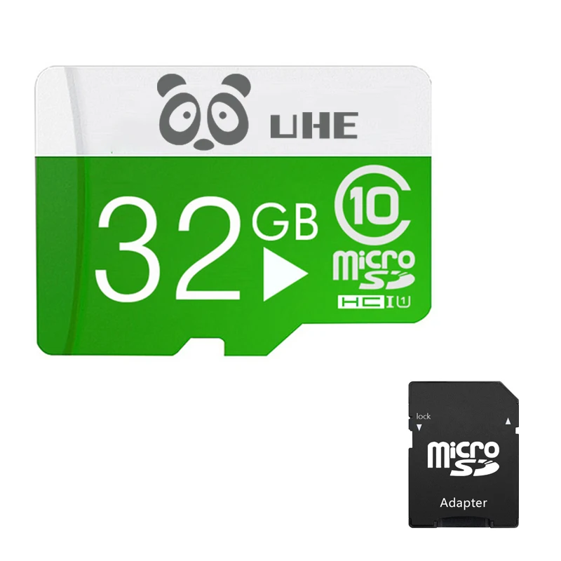 Зеленая карта памяти 2019 64 ГБ Micro SD 32 Tf 16 8 4 Гб microsd с адаптером для смартфона