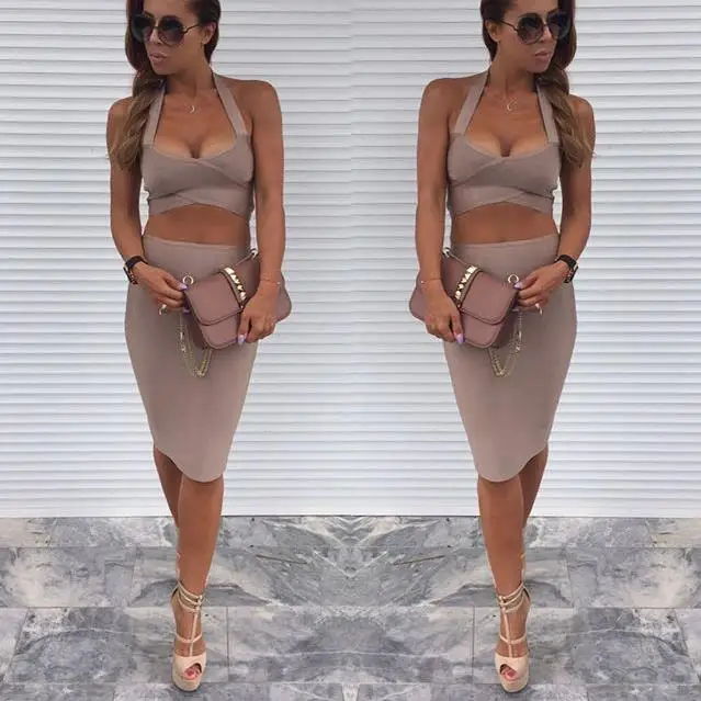 Two piece beige set Clearance