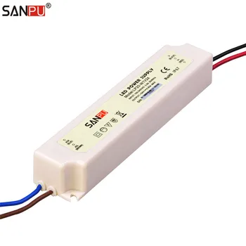 

SANPU SMPS 24v 20w Waterproof LED Power Supply Constant Voltage Switch Driver 220v 230v ac to dc Lighting Transformer IP67 White