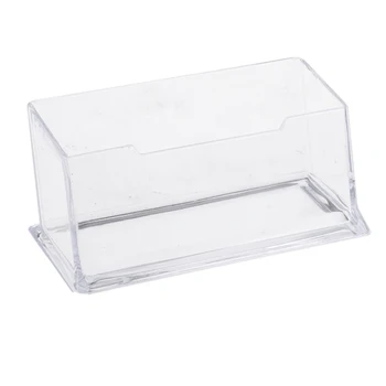 

1pc Fashion transparent Acrylic Clear Desktop Business Card Holder Stand Display Dispenser Office Tools 10.5 x 4.3 x 4.2cm