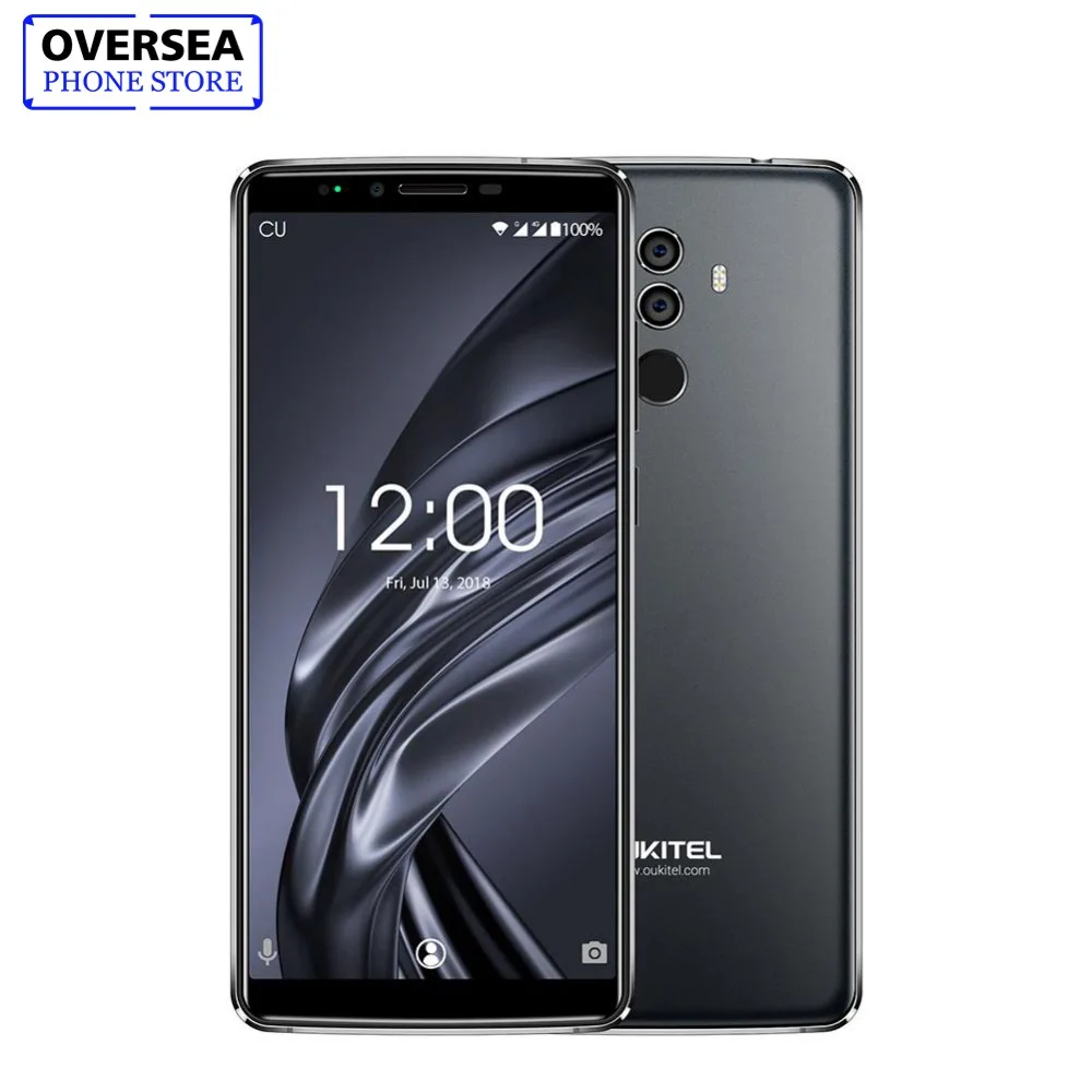 OUKITEL K8 Android 8,0 6,0 "FHD + 18:9 4 + 64 ГБ 5000 мАч 13.0MP + 5.0MP отпечатков пальцев лицо ID смартфон