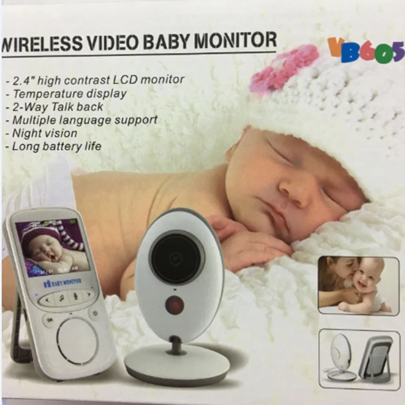 Wireless Digital Video Baby Monitor Camera Music Intercom VB605 Two Way Talk Back Surveillance Portable Infant Monitor Cameras  