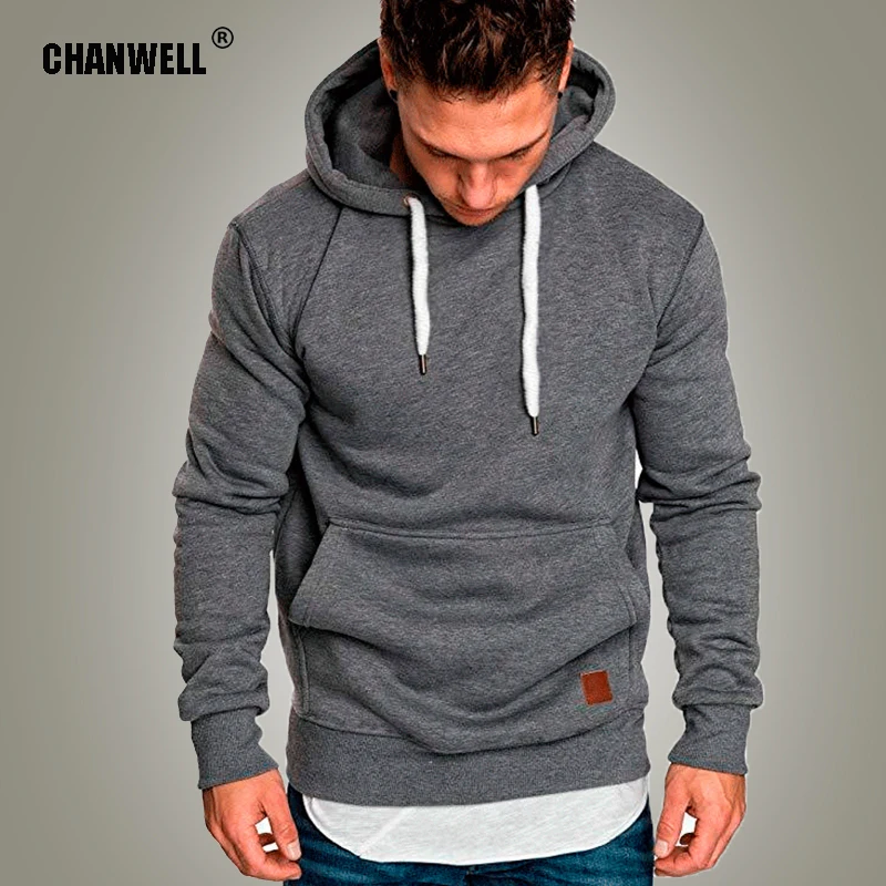 

2019 Men Sweatshirt Hoodies Plus Size Streetwear Pullover Solid Long Sleeve Slim Hooded Coat Casual Sport Hoody Collar Hombre