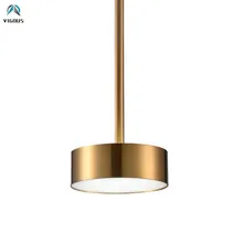 Minimalismo nórdico Dupla Luz Brilho Ouro/Preto Levou Luzes Pingente Sala de Jantar Lâmpada Pendurada Indoor Droplight Lamparas