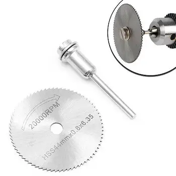 

44MM HSS Cutting Disc + Rod For Grinder Cutoff Circular Saw Rotary Blades Tool H02