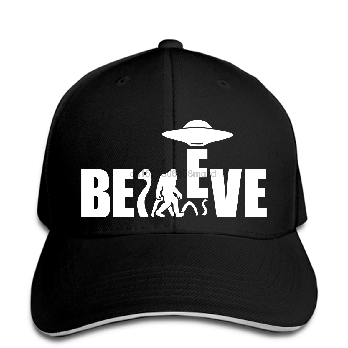 

I Believe In Everything Men Baseball Cap. Aliens UFOs Bigfoot Funny Conspiracy X-Files Snapback Cap Women Hat Peaked