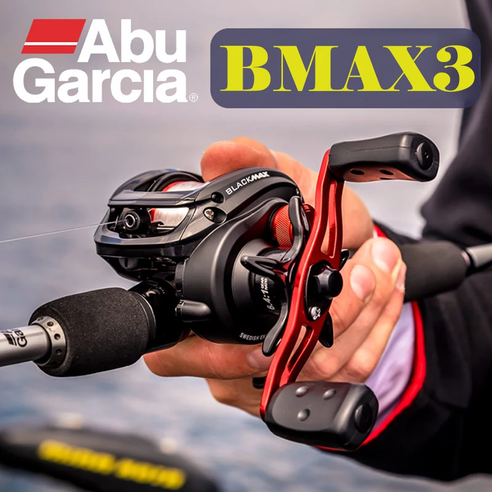 2017 NEW Style Abu Garcia Fishing Water Drop Reels BMAX3 BMAX3-L Right Left Luya Round Metal Fishing Reel