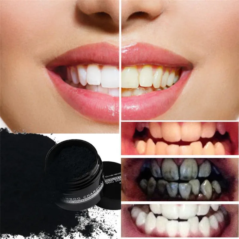 

New Teeth Whitening Powder Natural Organic Activated Charcoal Bamboo Toothpaste Effective Dental Teeth blanchiment dentaire