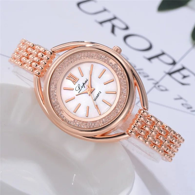 

Lvpai Women's Watch 2019 New Luxury Simple Top Brand Fashion Digital Display Quartz Wrist Watch Crystal Diamond Watch 3L45