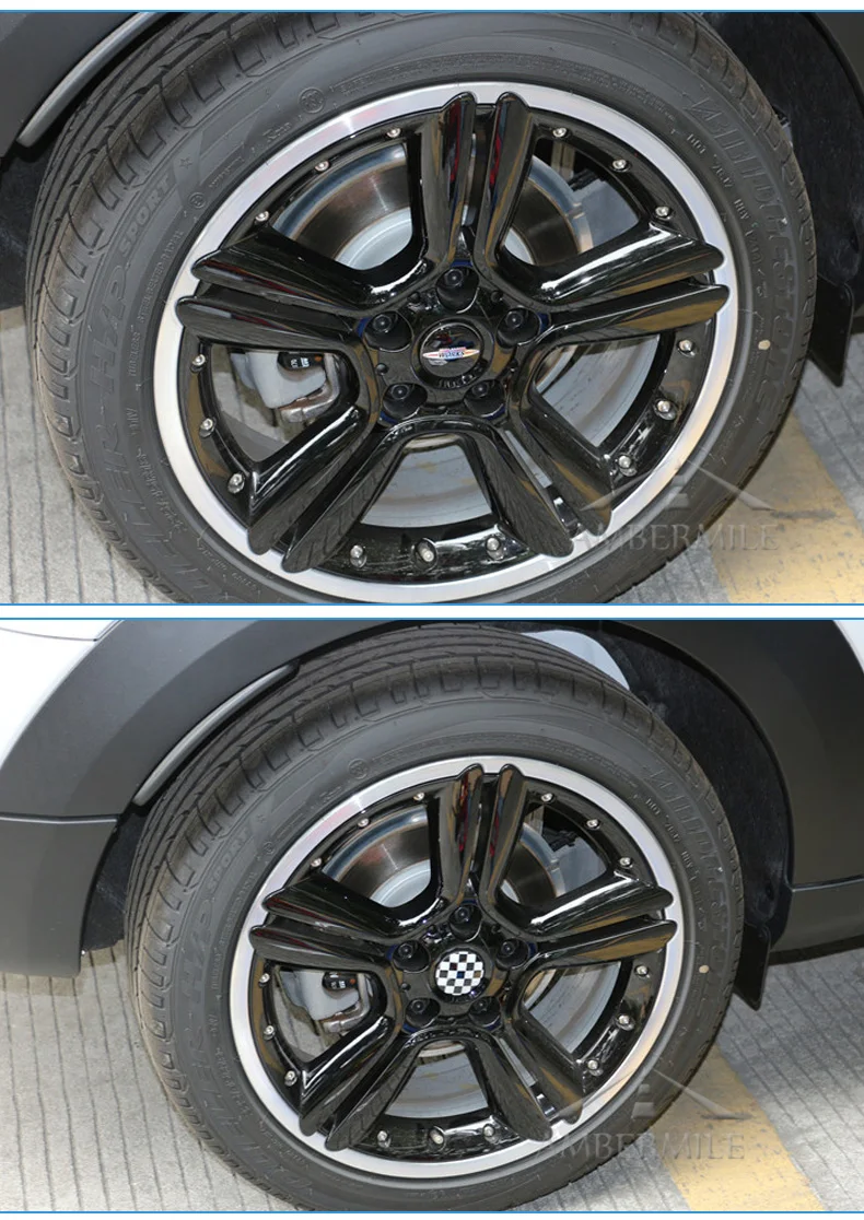 Car Wheel Center Hub Cap Stickers Rim Covers for Mini Cooper R56 R55 R60 R61 R53 R57 F54 F55 F56 F60 Car Styling (3)
