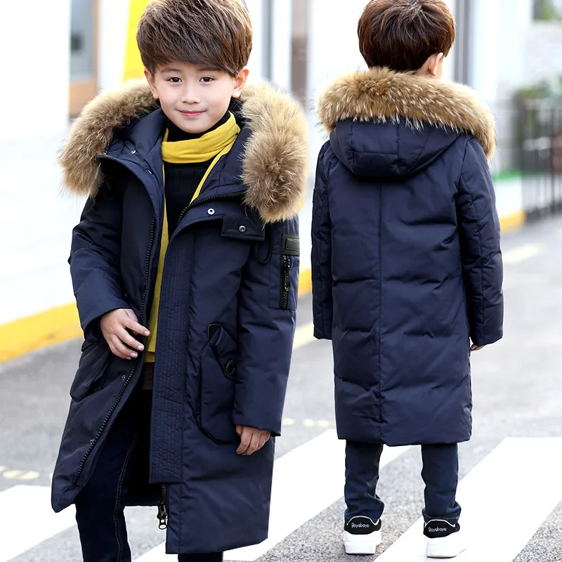 

Children warm winter Jackets Boy down duck down coats down Parkas children jacket kids Outerwears-30 cold winter