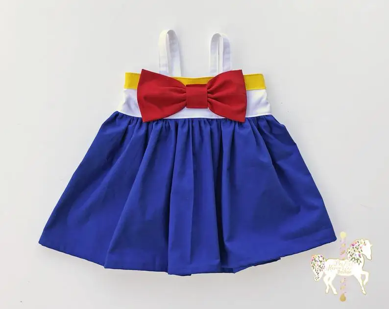 

Donald Duck Dress Mouse Clubhouse Party Donald World Birthday Dress Vacation Dress Sailor Moon
