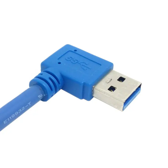 25 см 90 градусов правый угловой USB 3 0 A папа к женскому Удлинительный кабель с
