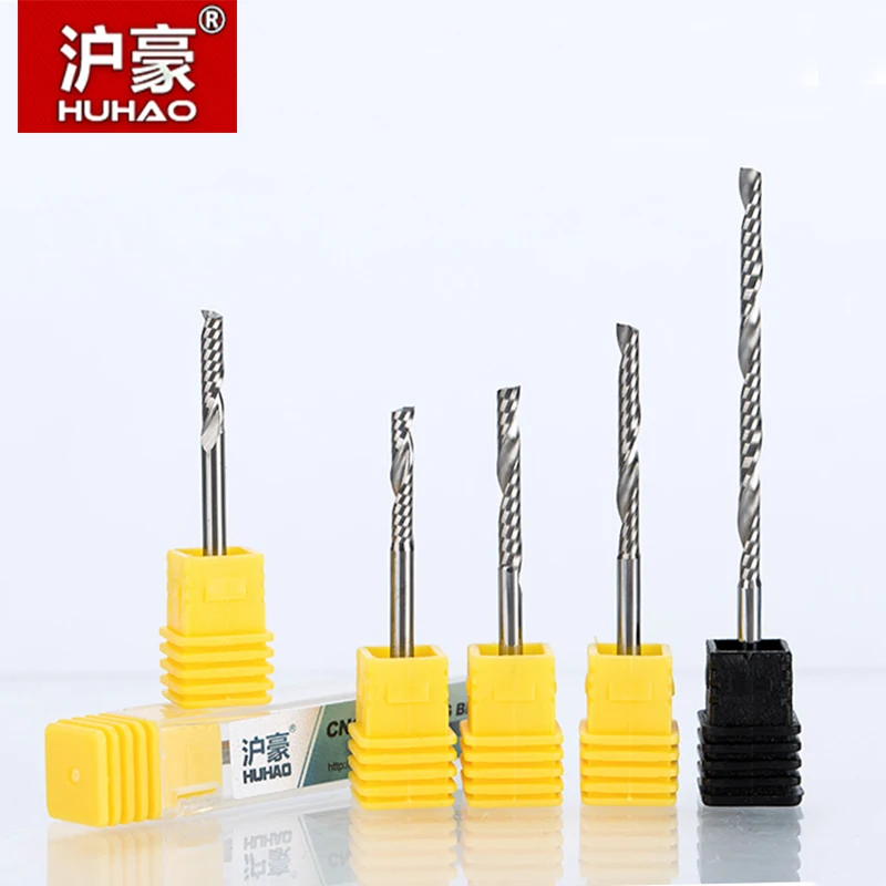 10pcs 2.3mm Carbide End Mill Engraving Router Bits For PCB Machine 1/8" Shank