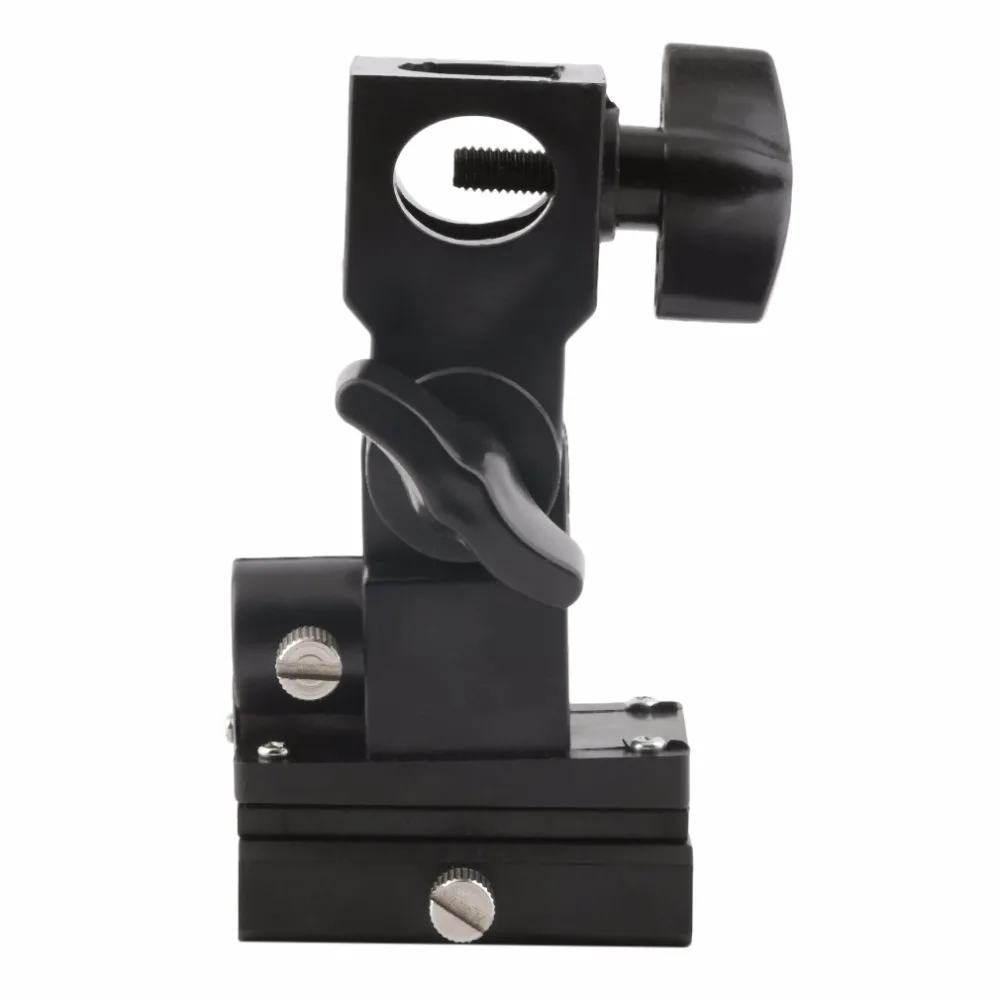 

Universal Type B Hot Shoe Flash Umbrella Holder Swivel Light Stand Bracket For Camera