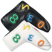 Гольф шлем cooyute цифровой шаблон PU Гольф putte шлем унисекс 4 вида цветов Клюшки для гольфа Шлем