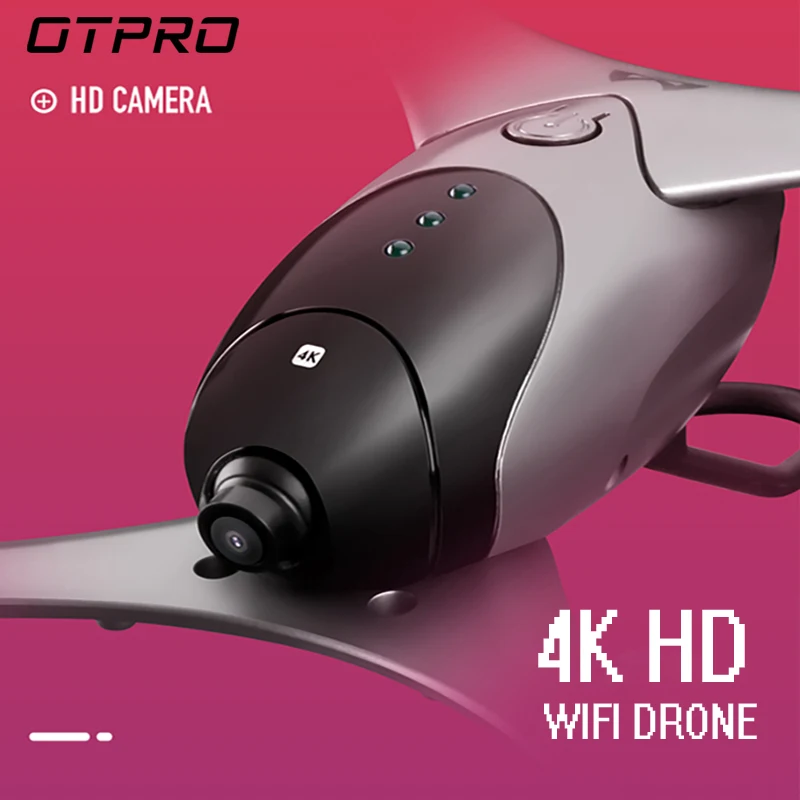 OTPRO RC Мини Дрон Карманный Дрон микро Дрон RC вертолет с HD 4k 1600p 5mp камерой удержание высоты Wifi FPV FSWB Карманный Дрон