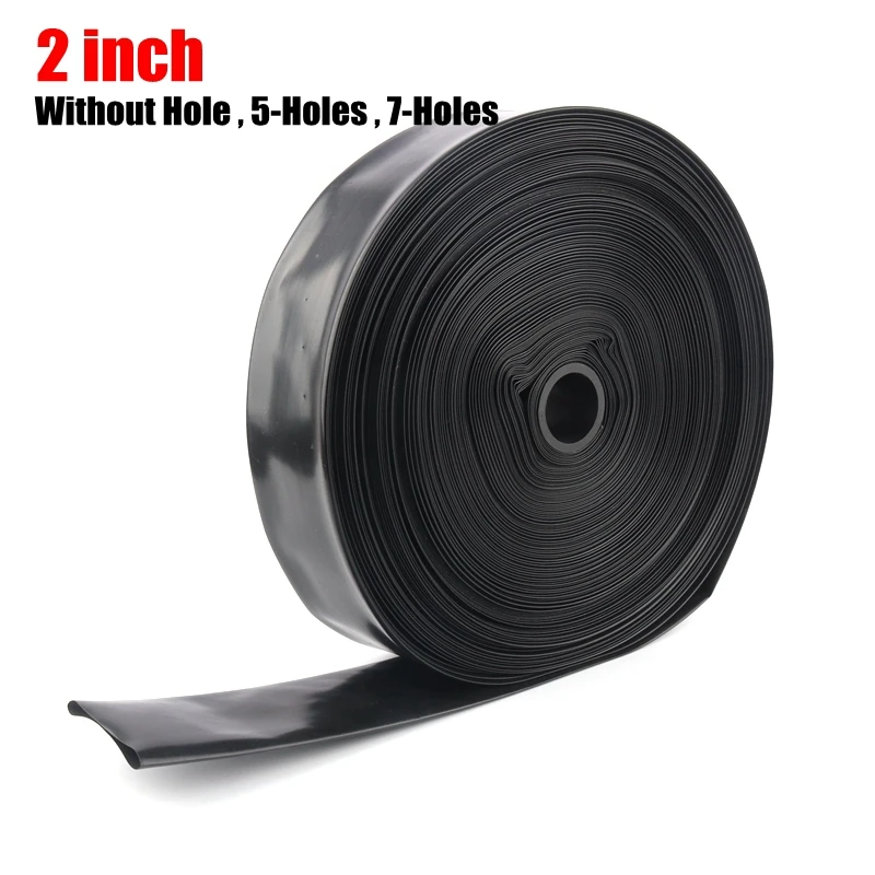 

20m 0~7Holes 2" N80 Φ50mm Thin Soft Spray Tape Agricultural Mcro Irrigation Hoses Farm Greenhouse Crops Watering Water Pipe