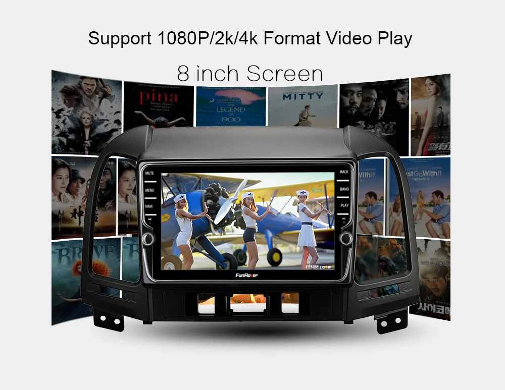 Perfect Funrover 2 din android 9.0 car dvd player For Hyundai Santa Fe 2005 2006 2007 2008 2009 2010 2011 2012 radio gps navigation DSP 13 Perfect Funrover 2 din android 9.0 car dvd player For Hyundai Santa Fe 2005 2006 2007 2008 2009 2010 2011 2012 radio gps navigation DSP 13