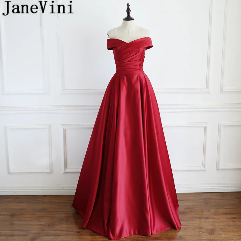 satin off the shoulder dress