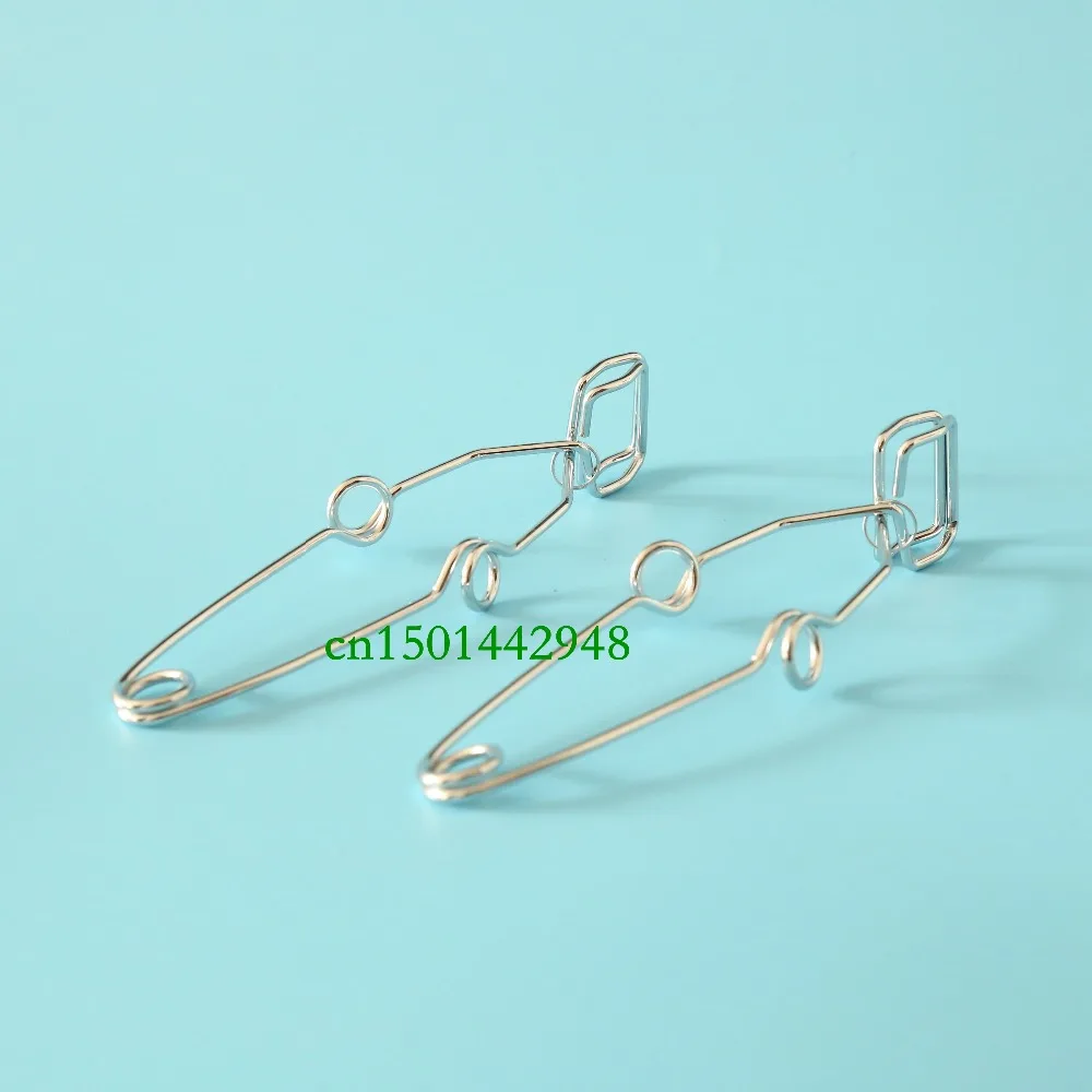 

Test Tube Holder Clamps with grips nickel plate Steel 140mm