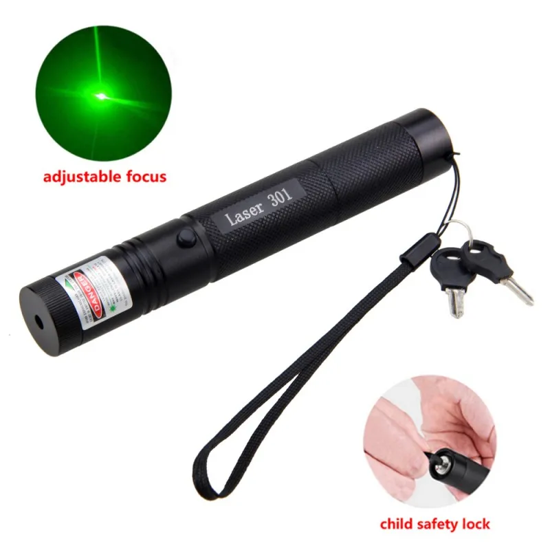 532 Нм лазерная указка зеленый/красный/фиолетовый регулируемый фокус лазерная ручка мини фонарь светильник военный Видимый светильник
