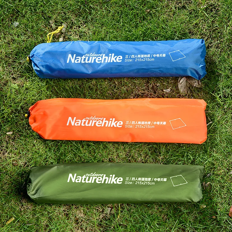 NatureHike 3-4 человек водонепроницаемый PU покрытие высокое качество 210T Оксфорд материал Кемпинг Пикник пляж коврик фон палатка брезент