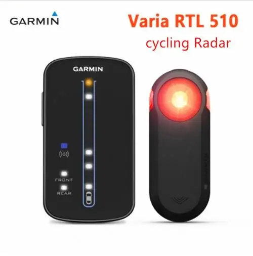 Garmin Varia RTL510 велосипедный Радарный задний светильник в комплекте, совместимый с fenix 5 Series& Edge520 820 1000 1030 130