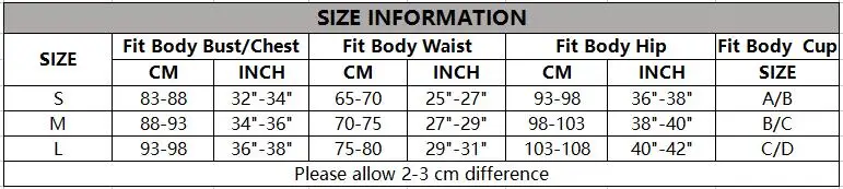 size chart 1