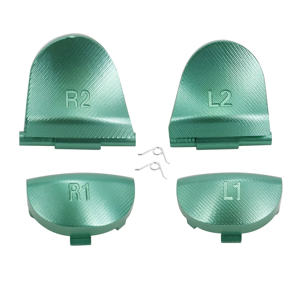 Aluminum Metal Alloy L2 R2 trigger & L1 R1 triggers buttons for PS4 Controllers Joystick Replacement accessory-4