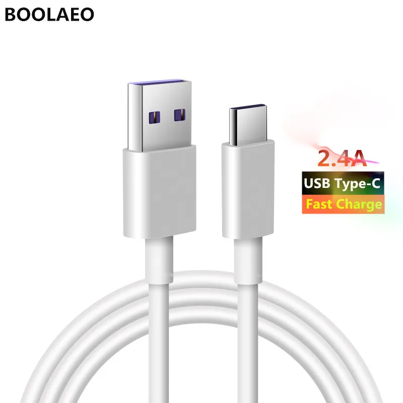 

BOOLAEO USB TypeC Cable USB C Mobile Phone Cable Fast Charging Type C Cable for Samsung Galaxy S10 S9 S8 PLUS USB Type-C Devices