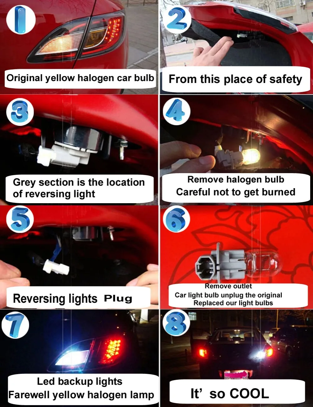 Светодиодные лампы AutoEC 1000X T5 37 58 70 73 74 1 smd 5050 для приборной панели белые красные