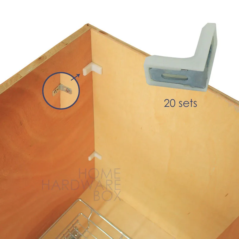 corner brace 90 degrees right angle L bracket clamp joint 20