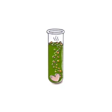 DCARZZ provetta forma spilla s spille carino Pin donne festa moda gioielli regalo per smalto Pin s chimica medica biologia spilla