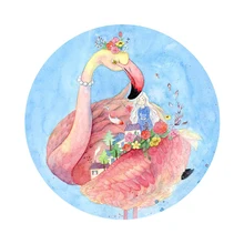 5D DIY Алмазная картина полный квадратный Фламинго вечерние украшение домашнего декора Алмазная мозаика на заказ фото и Прямая