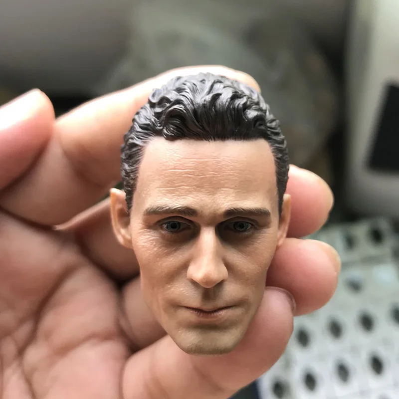 

1/6 Scale Captain Raytheon Tom Hiddleston Loki Head Sculpt Headplay for 12" Action Figure Body