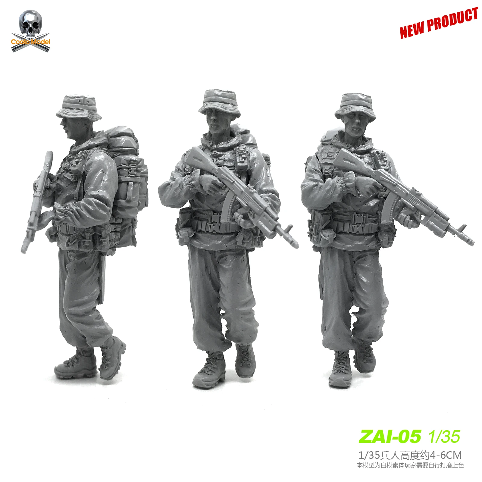 

1/35 Model Kits Resin Soldier (original) Of Russian Modern Special Forces Zai-05
