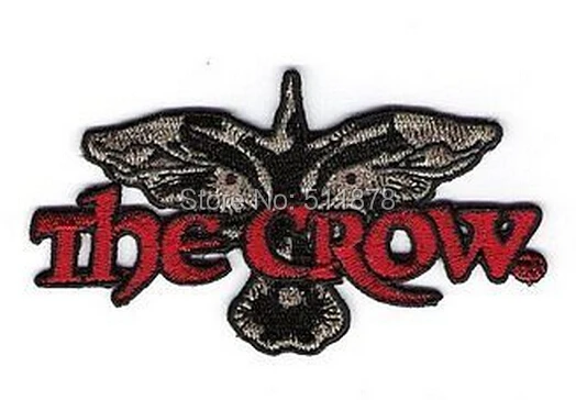 

3.5" The Crow Figure Embroidered Patch Movie TV Series sew on iron on badge applique t-shirt transfer
